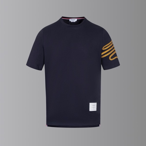 ✨톰브라운 남성 라운드 반팔티 - Thom Browne Mens Round Tshirts - thc7656x