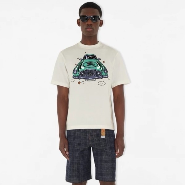 ✨버버리 남성 라운드 반팔 티셔츠 - Burberry Mens Round Tshirt - buc7679x