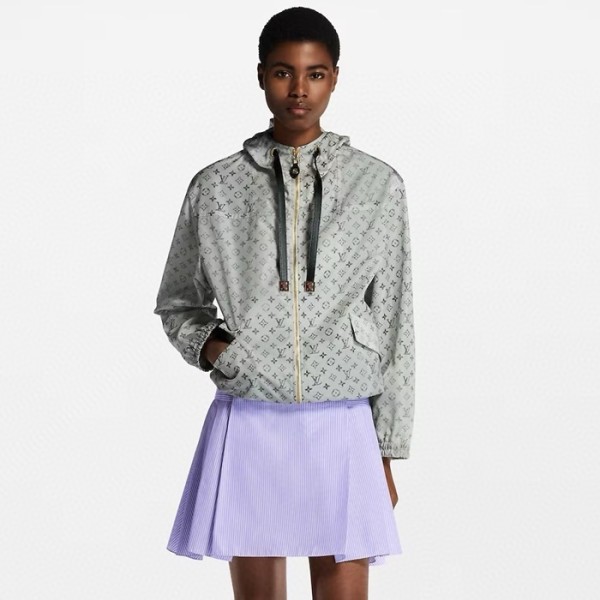 ✨루이비통 여성 모노그램 후디드 파카 - Louis vuitton Womens Monogram Hooded Parka - lvc7704x