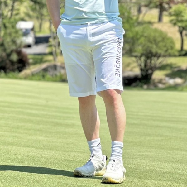 ✨[AMAZINGCRE] 어메이징크리 남성 베이직 하프 팬츠 - gol1726x