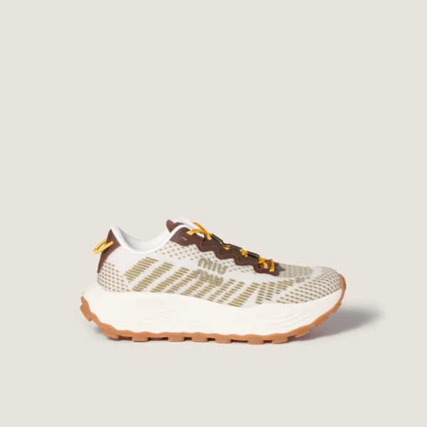 ✨미우미우 남/녀 테크니컬 패브릭 스니커즈 - Miumiu Unisex Technical Fabric Sneakers - mis6314x