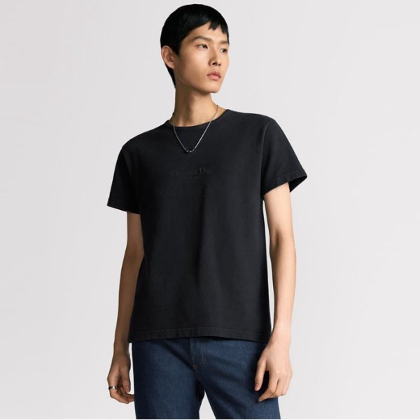 ✨디올 남성 라운드 반팔 티셔츠 - Dior Mens Round Tshirt - dic7733x