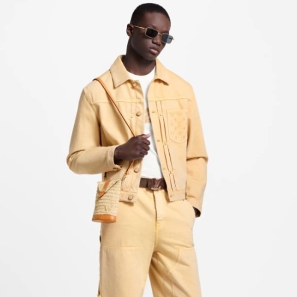 ✨루이비통 남성 가먼트 다이드 데님 타입 II 트러커 재킷 - Louis vuitton Mens Garment Dyed Denim Type II Trucker Jacket - lvc7773x