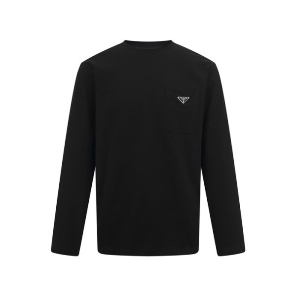 ✨프라다 남성 라운드 긴팔티 - Prada Mens Round Tshirt - prc7765x