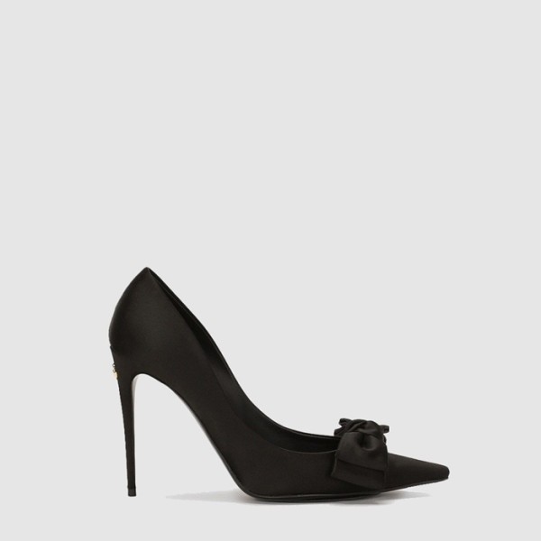 ✨돌체앤가바나 여성 리본 새틴 펌프스 - Dolce&Gabbana Womens Satin Pumps With Ribbon - dos6393x