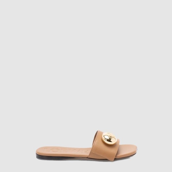 ✨로에베 여성 페블 가죽 샌들 - Loewe Womens Pebble Leather Sandals - los6510x