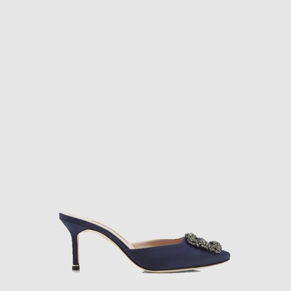 ✨마놀로 블라닉 여성 항기시 새틴 뮬 - Manolo Blahnik Womens Hangisi Satin Mule - mas6540x