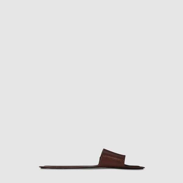 ✨더 로우 여성 가죽 스트랩 슬라이드 - The Row Womens Leather Strap Slide - ths6642x