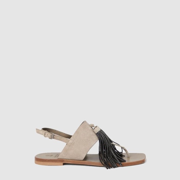✨브루넬로쿠치넬리 여성 스웨이드 샌들 - Brunello Cucinelli Womens Suede Sandals - brs6725x