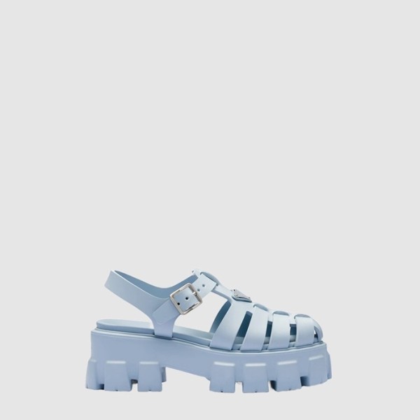 ✨프라다 여성 모놀리스 크로셰 케이지 샌들 - Prada Womens Monolis Crochet Cage Sandals - prs6749x