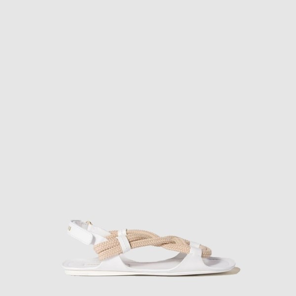 ✨미우미우 여성 플랫 코드 샌들 - Miumiu Womens Flat Code Sandals - mis6756x