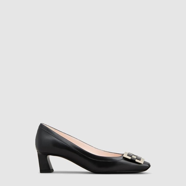 ✨로저비비에 여성 트럼펫 가죽 펌프스 - Roger Vivier Womens Trumpet Leather Pumps - ros6854x