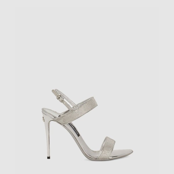 ✨돌체앤가바나 여성 라인스톤 새틴 샌들 - Dolce&Gabbana Womens Rhinestones Satin Sandals - dos6908x