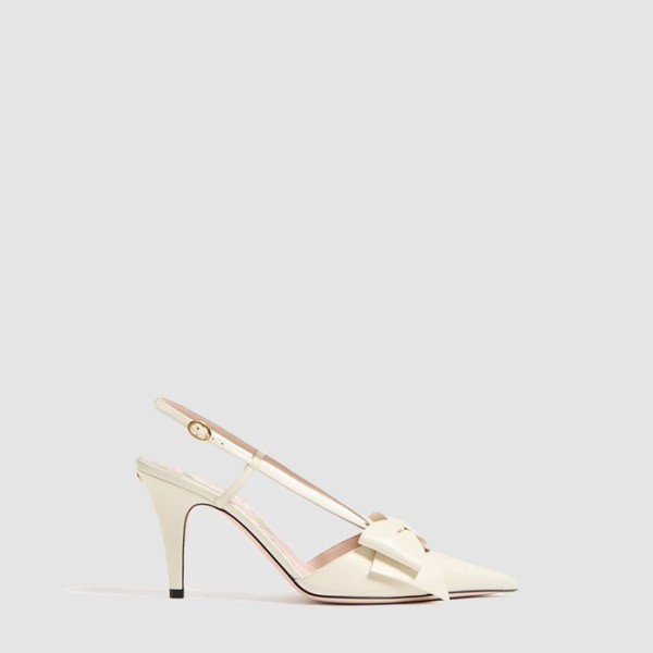 ✨발렌티노 여성 보와우 무아레 패브릭 슬링백 펌프스 - Valentino Womens Bowaou Moire Fabric Slingback Pumps - vas6981x