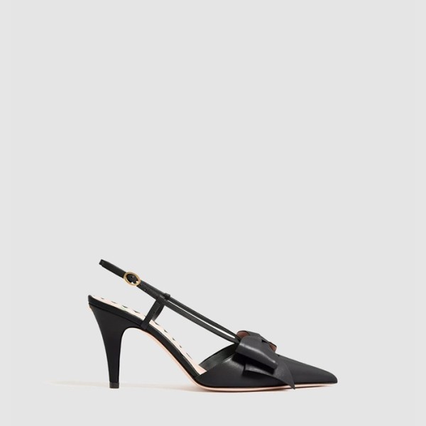 ✨발렌티노 여성 보와우 무아레 패브릭 슬링백 펌프스 - Valentino Womens Bowaou Moire Fabric Slingback Pumps - vas6982x