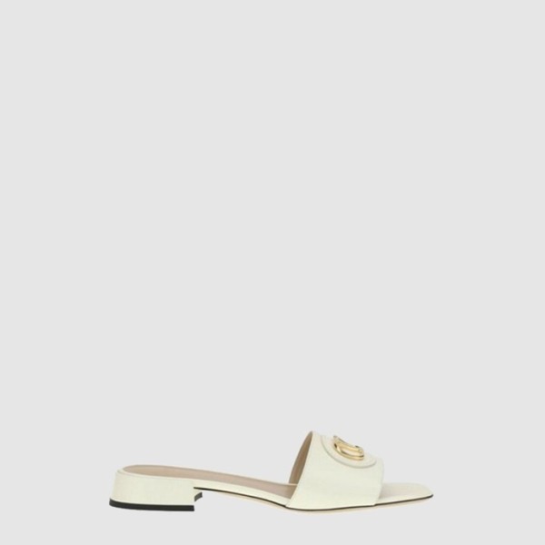 ✨발렌티노 여성 브이로고 시그니처 카프스킨 슬라이드 샌들 - Valentino Womens V-Logo Signature Calfskin Slide Sandals - vas6987x