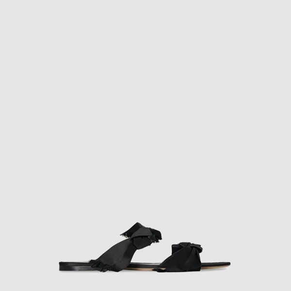 ✨더 로우 여성 Vika 새틴 노트 샌들 - The Row Womens Vika Satin Knot Sandals - ths7077x