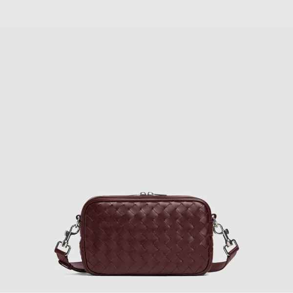 ✨보테가베네타 남성 스몰 인트레치아토 카메라 백 - Bottega veneta Mens Small Intrecciato Camera Bag - bvb7824x