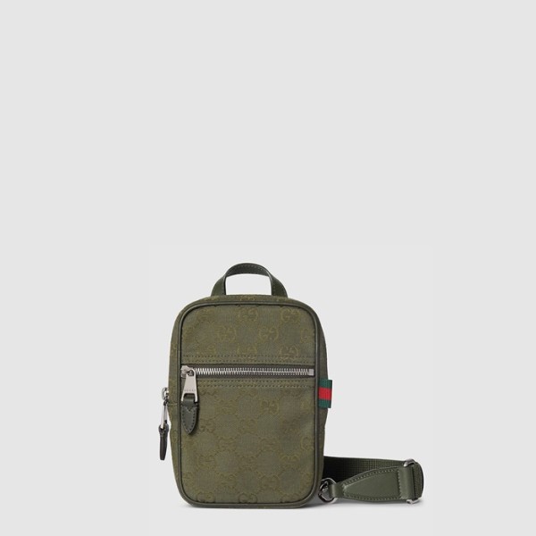 ✨구찌 남성 GG 캔버스 미니 슬링백 - Gucci Mens GG Canvas Mini Slingbag - gub7901x