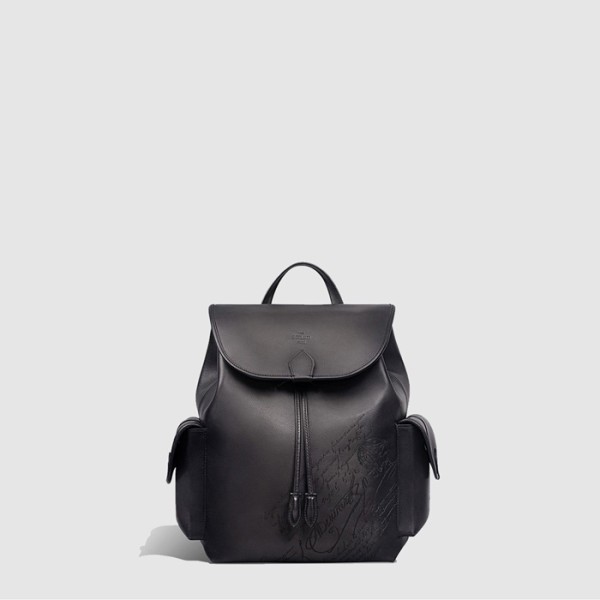 ✨벨루티 남성 호라이즌 스크리토 레더 백팩 - Berluti Mens Horizon Scritto Leather Backpack - beb8008x