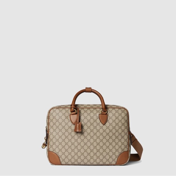 ✨구찌 남성 GG 엠블럼 미디엄 브리프케이스 - Gucci Mens GG Emblem Medium Briefcase - gub8035x