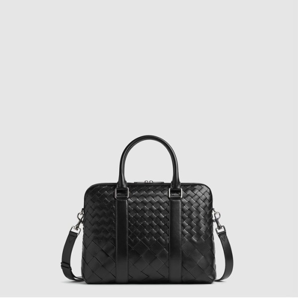 ✨보테가베네타 남성 슬림 인트레치아토 브리프케이스 - Bottega Veneta Mens Slim Intrecciato Briefcase - bvb8154x