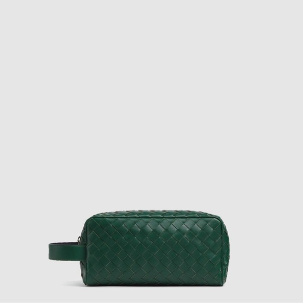 ✨보테가 베네타 남성 인트레치아토 여행용 파우치 - Bottega Veneta Mens Intrecciato Travel Pouch - bvb8178x