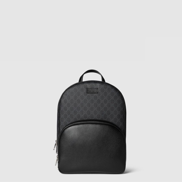 ✨구찌 남성 태그 장식 미디엄 GG 백팩 - Gucci Mens Medium GG Backpack With Tag Decoration - gub9185x