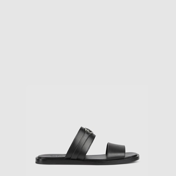 ✨구찌 남성 라운드 인터로킹 G 디테일의 샌들 - Gucci Mens Sandals with Round Interlocking G Detail - gus7278x