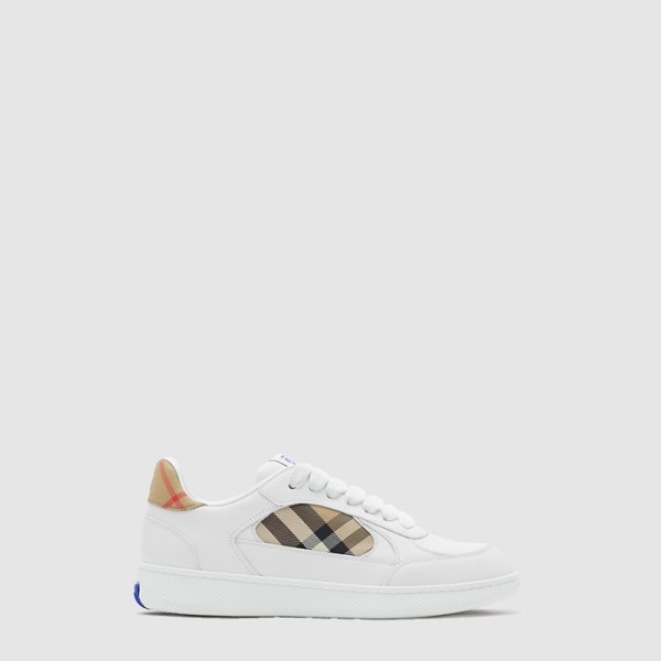 ✨버버리 남성 레더 체크 테라스 스니커즈 - Burberry Mens Leather Check Terrace Sneakers - bus7387x
