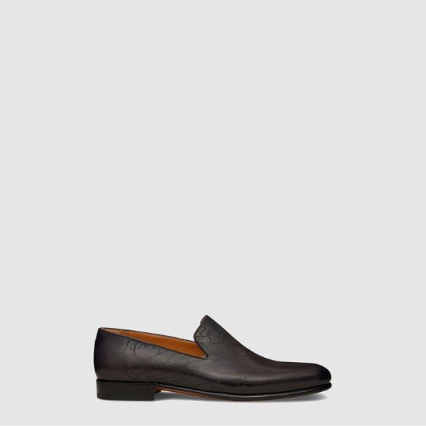 ✨벨루티 남성 커시브 갈레 레더 로퍼 - Berluti Mens Cursive Gallé Leather Loafers - bes7506x