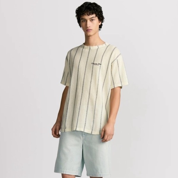 ✨디올 남성 라운드 반팔 티셔츠 - Dior Mens Round Tshirt - dic7921x
