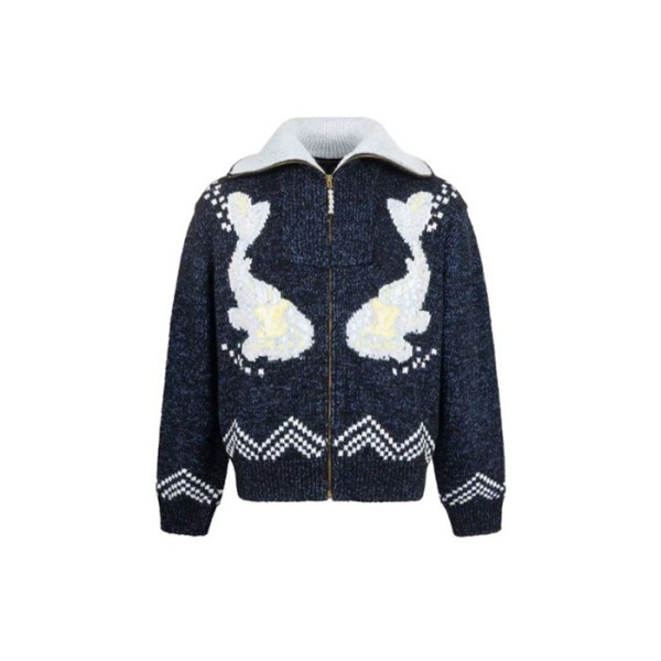 ✨루이비통 x 니고 남성 집업 재킷 - Louis vuitton x Nigo Mens Zip-up Jacket - lvc7933x