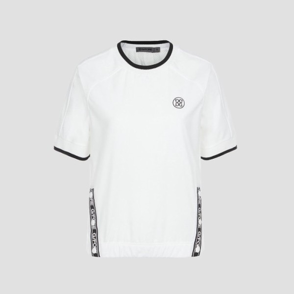 ✨[G/FORE] 지포어 여성 메쉬 하이브리드 풀 오버 티셔츠 - gol1759x