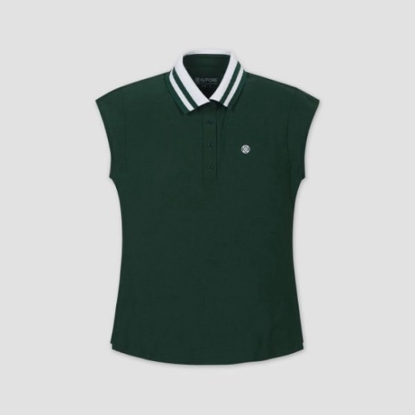 ✨[G/FORE] 지포어 여성 드롭 숄더 카라 티셔츠 - gol1775x