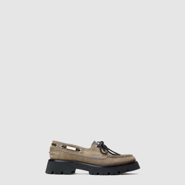 ✨알렉산더왕 여성 스웨이드 카슨 보트 로퍼 - Alexander Wang Suede Carson Boat Loafer - als7824x
