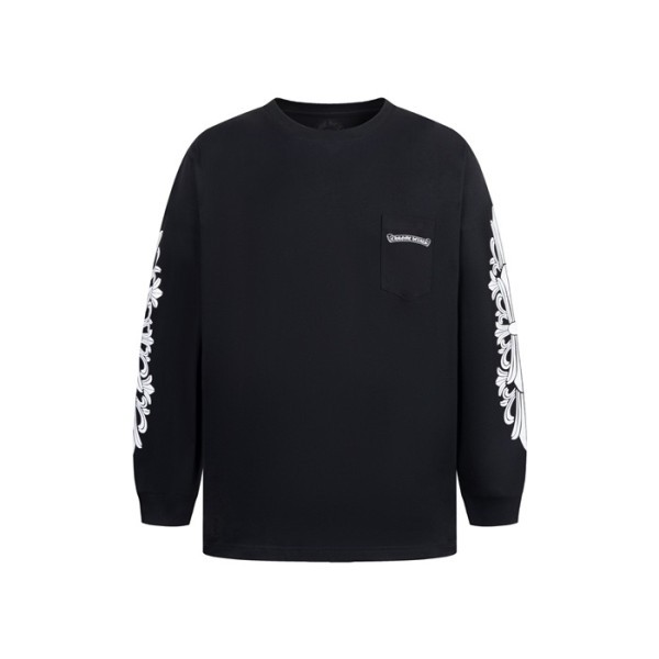 ✨크롬하츠 남성 라운드 긴팔티 - Chrome Hearts Mens Round Tshirt - chc8021x