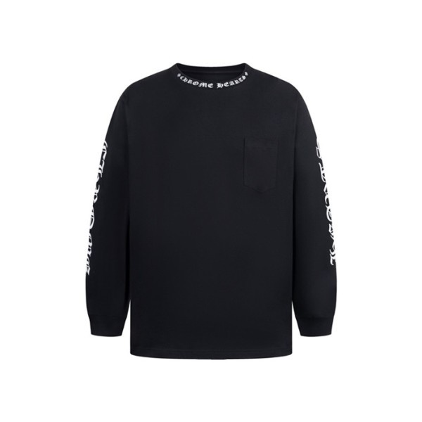 ✨크롬하츠 남성 라운드 긴팔티 - Chrome Hearts Mens Round Tshirt - chc8023x