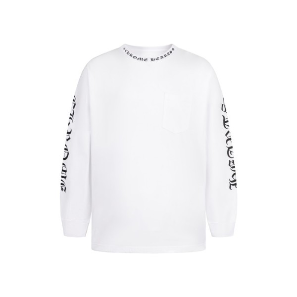 ✨크롬하츠 남성 라운드 긴팔티 - Chrome Hearts Mens Round Tshirt - chc8024x