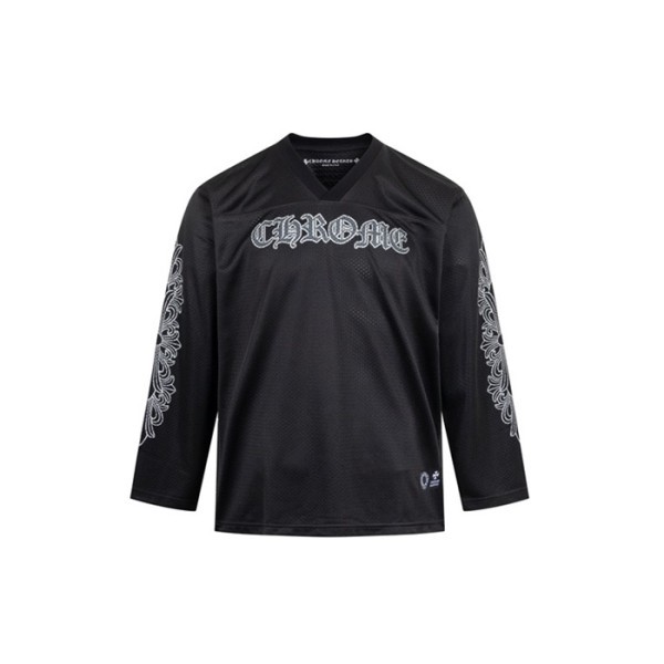 ✨크롬하츠 남성 브이넥 긴팔티 - Chrome Hearts Mens V-neck Tshirt - chc8050x