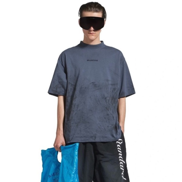 ✨발렌시아가 남성 라운드 반팔 티셔츠 - Balenciaga Mens Round Tshirt - bac8067x