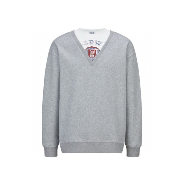 ✨로에베 남성 라운드 긴팔티 - Loewe Mens Round Tshirt - loc8115x