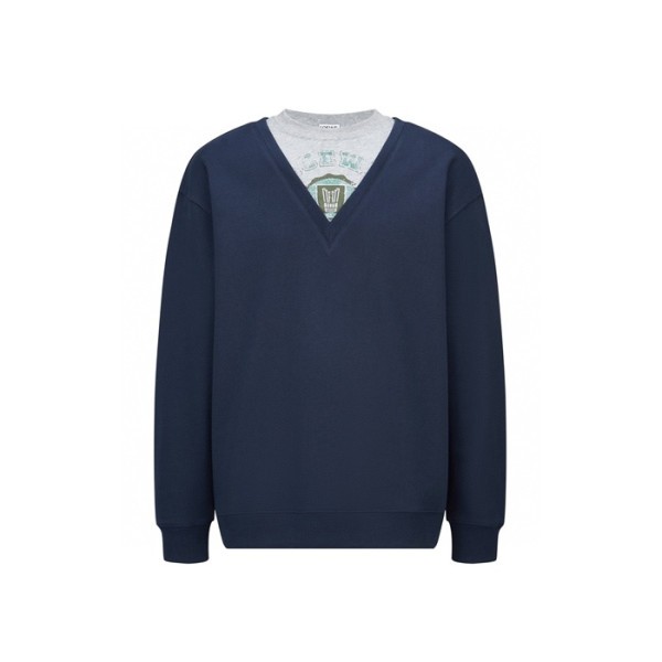 ✨로에베 남성 라운드 긴팔티 - Loewe Mens Round Tshirt - loc8116x