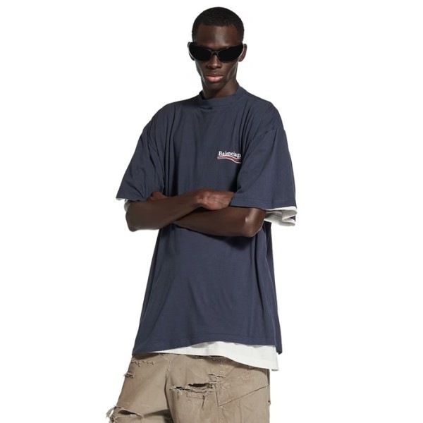 ✨발렌시아가 남성 라운드 반팔 티셔츠 - Balenciaga Mens Round Tshirt - bac8119x