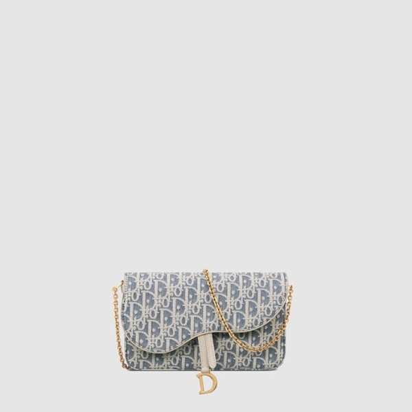 ✨디올 여성 새들 미디엄 체인 파우치 - Dior Womens Saddle Medium Chain Pouch - dib9548x
