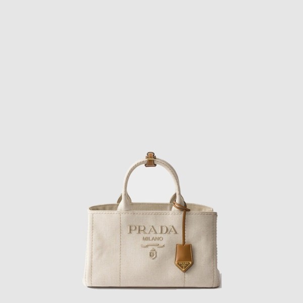 ✨프라다 여성 라지 코튼 캔버스 핸드백 1BG554 - Prada Womens Large Cotton Canvas Handbag - prb9696x