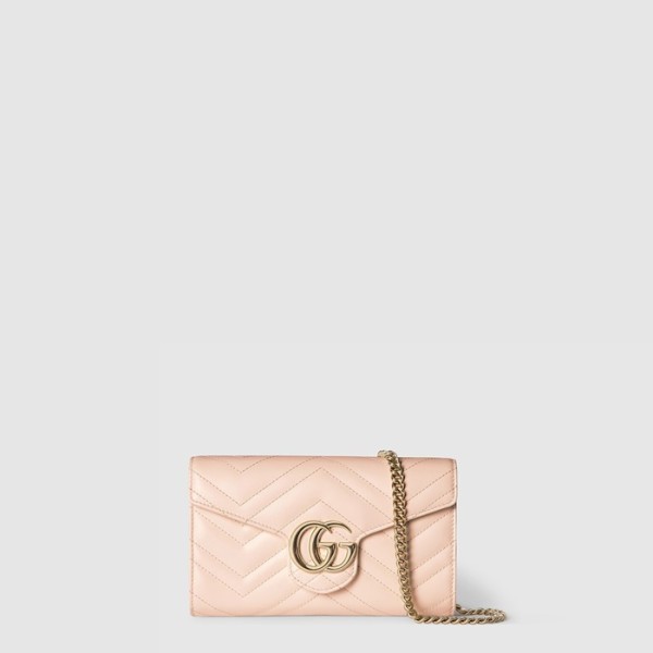 ✨구찌 여성 GG 마몽 체인 지갑 - Gucci Womens GG Marmont Chain Wallet - gub9701x
