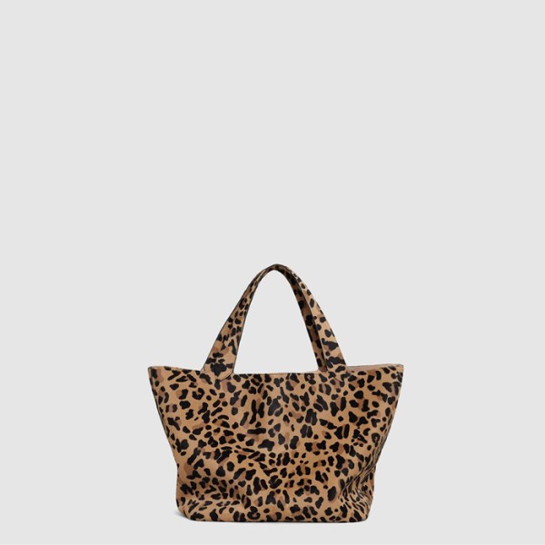 ✨알라이아 여성 레오파드 헤어카프 소재 Le 카바스 백 - Alaia Womens Leopard-print Hair Calfskin Le Cabas Bag - alb9758x