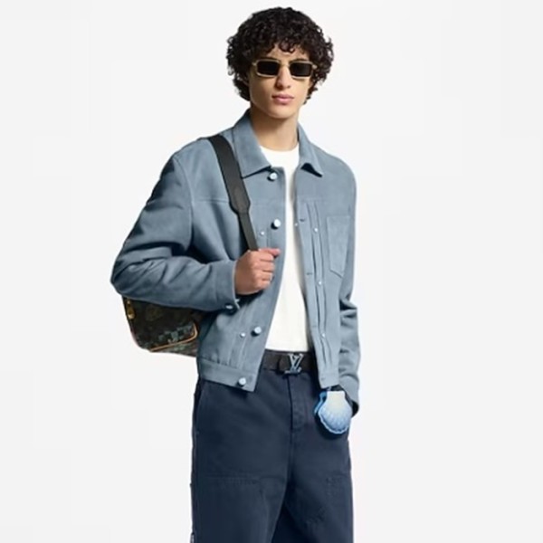 ✨루이비통 남성 가죽 재킷 - Louis vuitton Mens Leather Jacket - lvc8244x