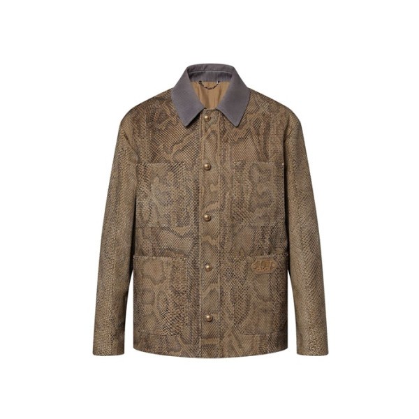 ✨루이비통 남성 가죽 재킷 - Louis vuitton Mens Leather Jacket - lvc8338x